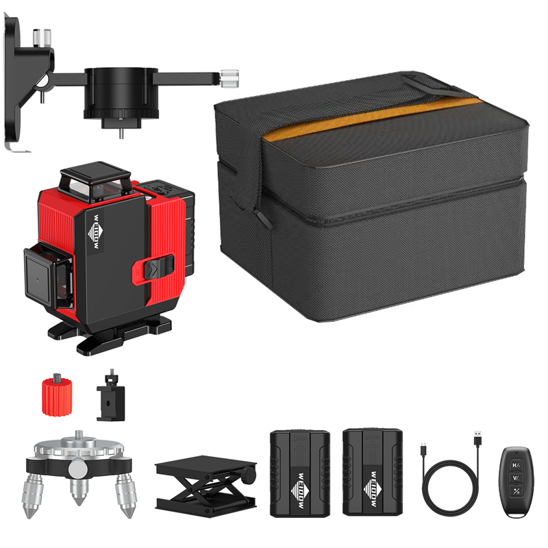 Self-Leveling 360 Horizontal 16 Lines 4D Laser Level Green Line